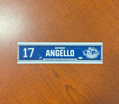 #17 Anthony Angello Away Nameplate 2024-25 Season