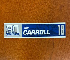 #18 Joe Carroll 30th Nameplate 2023-24