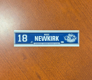 #18 Reece Newkirk Away Nameplate 2024-25 Season