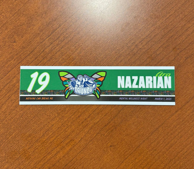 #19 Ara Nazarian Mental Wellness Night Nameplate - March 1, 2025