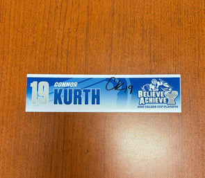Signed #19 Connor Kurth Calder Cup Playoffs Nameplate - 2025