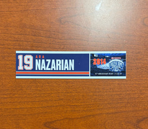 #19 Ara Nazarian Toyota Frozen Dome Anniversary Nameplate - November 22, 2024