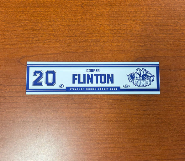 #20 Cooper Flinton Home Nameplate 2024-25 Season