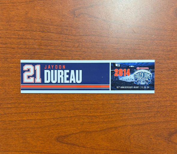 #21 Jaydon Dureau Toyota Frozen Dome Anniversary Nameplate - November 22, 2024