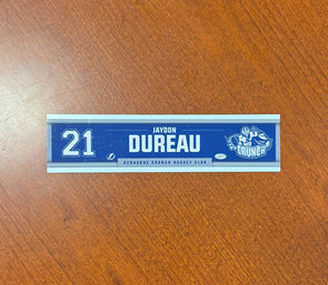 #21 Jaydon Dureau Away Nameplate 2024-25 Season