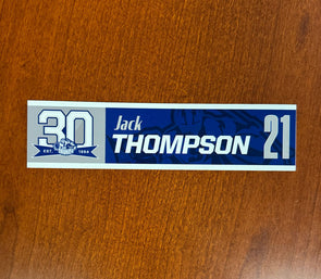 #21 Jack Thompson 30th Nameplate 2023-24