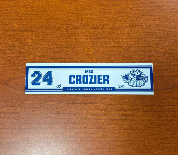 #24 Max Crozier Home Nameplate 2024-25 Season
