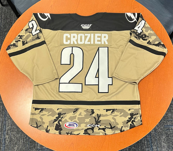 #24 Max Crozier Military Appreciation Jersey - November 14, 2025