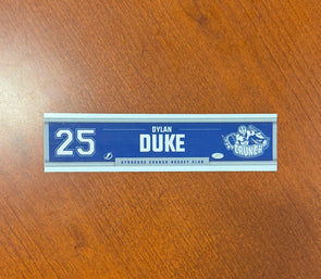 #25 Dylan Duke Away Nameplate 2024-25 Season