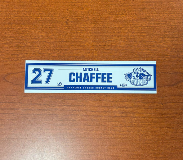 #27 Mitchell Chaffee Home Nameplate 2023-24 Season