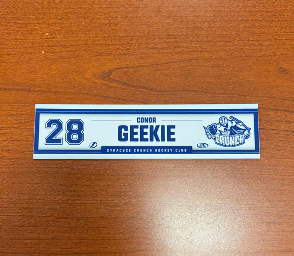 #28 Conor Geekie Home Nameplate 2024-25 Season