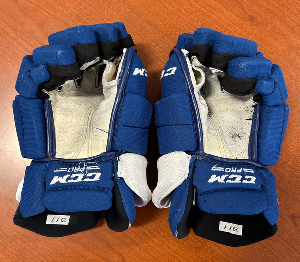 #29 Lukas Svejkovsky Game-Worn Gloves - 2024-25