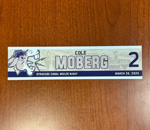 #2 Cole Moberg Canal Mules Nameplate - March 30, 2024