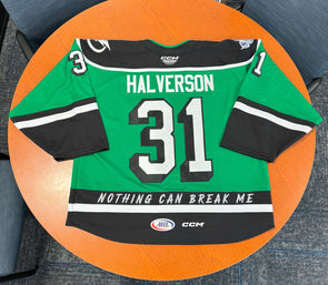 #31 Brandon Halverson Mental Wellness Jersey 2024-25