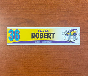 #36 Felix Robert 90s Night Nameplate - 2023-24 Season