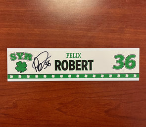 #36 Felix Robert Signed St. Patricks Day Nameplate