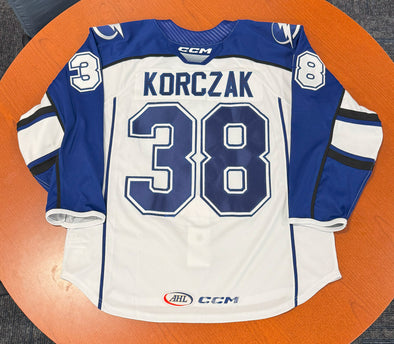 #38 Ryder Korczak White Jersey - 2024-25
