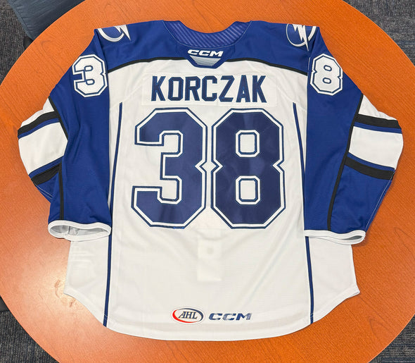 #38 Ryder Korczak White Jersey - 2024-25