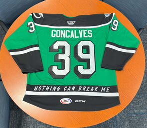 #39 Gage Goncalves Mental Wellness Jersey 2024-25