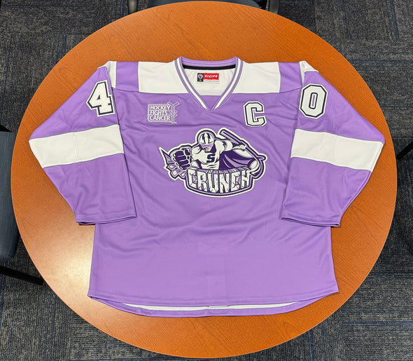 #40 Gabriel Dumont Hockey Fights Cancer Jersey - November 30, 2024