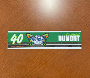 #40 Gabriel Dumont Mental Wellness Night Nameplate - March 1, 2025