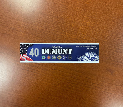 #40 Gabriel Dumont Military Appreciation Nameplate - November 10, 2023