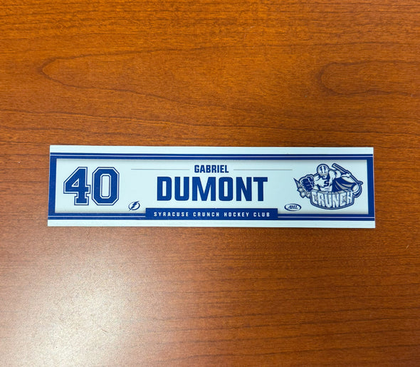 #40 Gabriel Dumont Home Nameplate 2024-25 Season