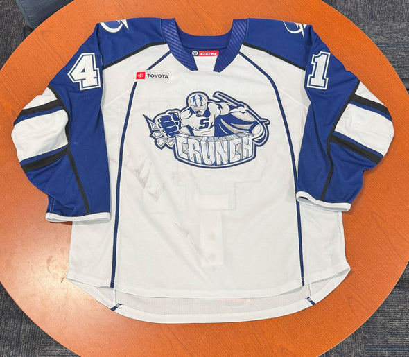 #41 Spencer Kersten White Jersey - 2024-25