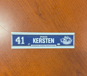 #41 Spencer Kersten Away Nameplate 2024-25 Season