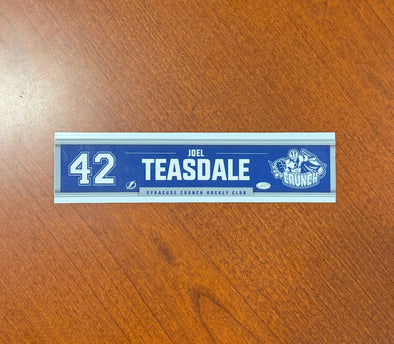 #42 Joel Teasdale Away Nameplate 2024-25 Season