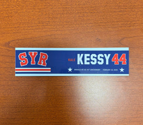 #44 Kale Kessy 45th Anniversary Miracle on Ice Nameplate - February 22, 2025