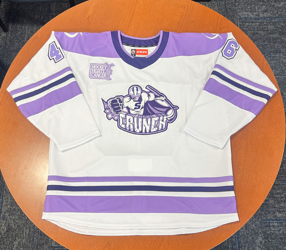 #46 Vincent Sevigny Hockey Fights Cancer Jersey - November 29, 2025