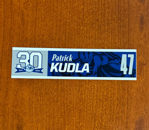 #47 Patrick Kudla 30th Nameplate 2023-24