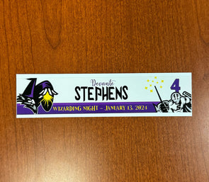 #4 Devante Stephens Wizarding Night Nameplate - 2023-24 Season