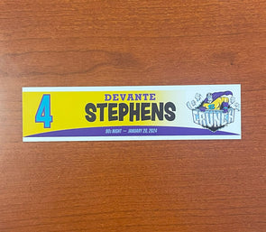 #4 Devante Stephens 90s Night Nameplate - 2023-24 Season