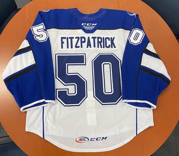 #50 Evan Fitzpatrick White Jersey - 2023-24
