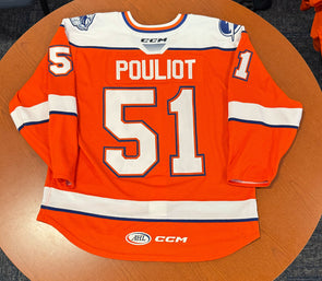 #51 Derrick Pouliot Orange Jersey - 2024-25