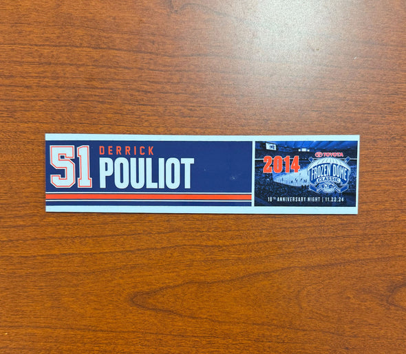 #51 Derrick Pouliot Toyota Frozen Dome Anniversary Nameplate - November 22, 2024