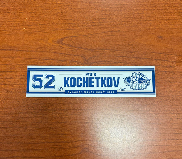 #52 Pyotr Kochetkov Home Nameplate 2023-24 Season