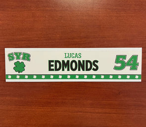 #54 Lucas Edmonds St. Patricks Day Nameplate