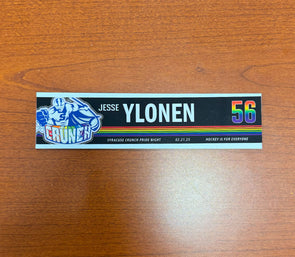 #56 Jesse Ylonen Pride Nameplate - February 21, 2025