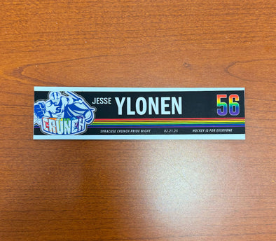 #56 Jesse Ylonen Pride Nameplate - February 21, 2025