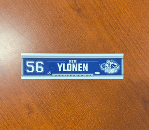 #56 Jesse Ylonen Away Nameplate 2024-25 Season