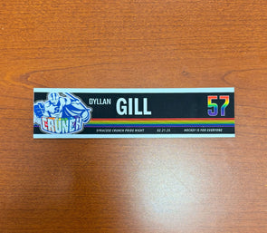 #57 Dyllan Gill Pride Nameplate - February 21, 2025