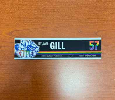 #57 Dyllan Gill Pride Nameplate - February 21, 2025