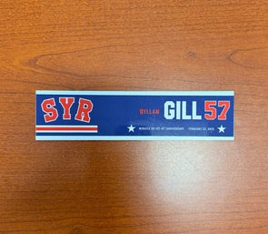 #57 Dyllan Gill 45th Anniversary Miracle on Ice Nameplate - February 22, 2025