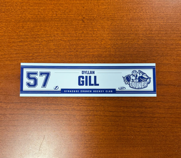 #57 Dyllan Gill Home Nameplate 2024-25 Season