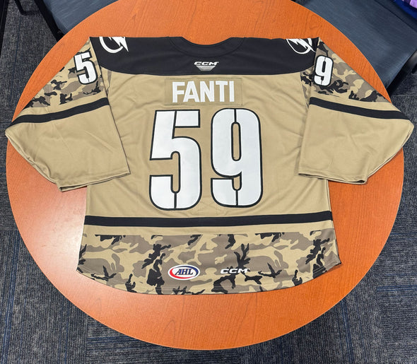 #59 Ryan Fanti Military Appreciation Jersey - November 14, 2025
