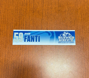 #59 Ryan Fanti Calder Cup Playoffs Nameplate - 2025