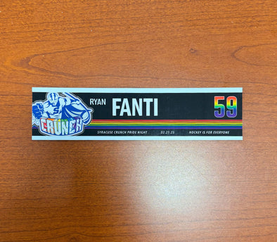#59 Ryan Fanti Pride Nameplate - February 21, 2025